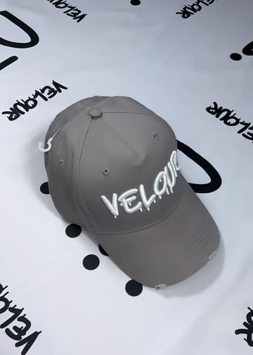 VELOUR CAP - GREY